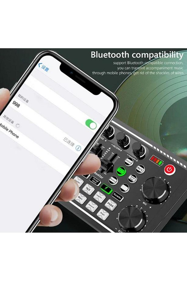 Stüdyo Ses Mikseri USB/MP3 XLR Mikrofon Bağlantısı New - 3
