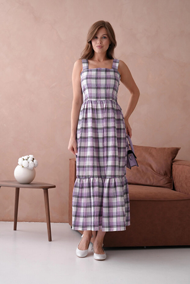 Yazlık Dokuma Elbise - 5