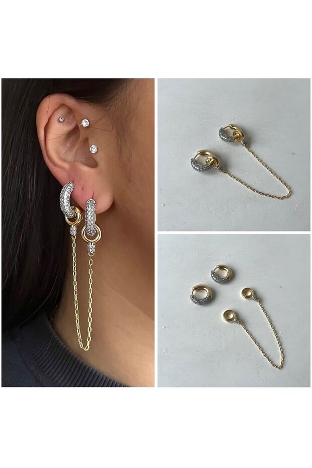 Zincir Halka Küpe - 2