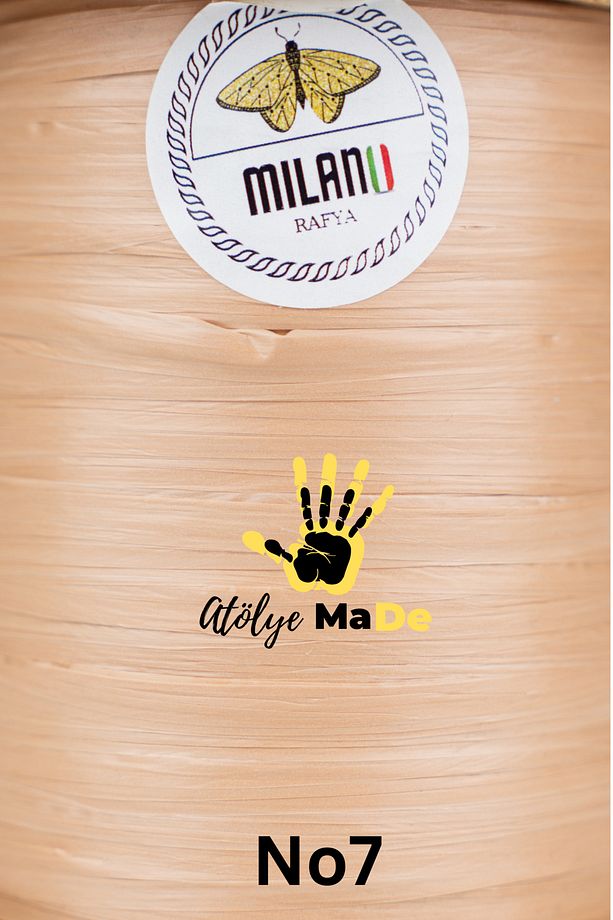 Milano Rafya 100gr Tek Bobın Renk Kodu No07 - 2