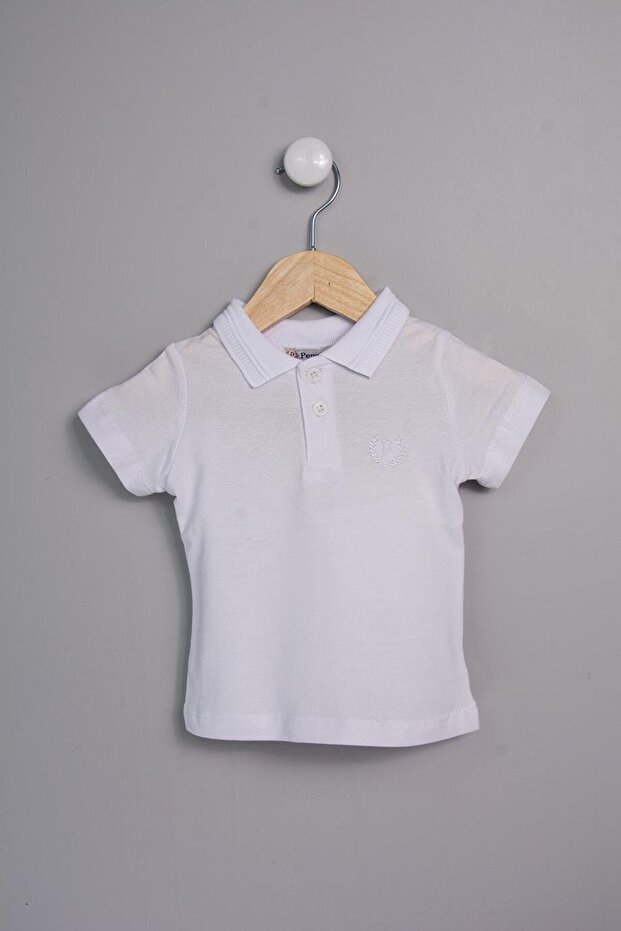 9-12 Years Old Boy Lacost T-Shirt White