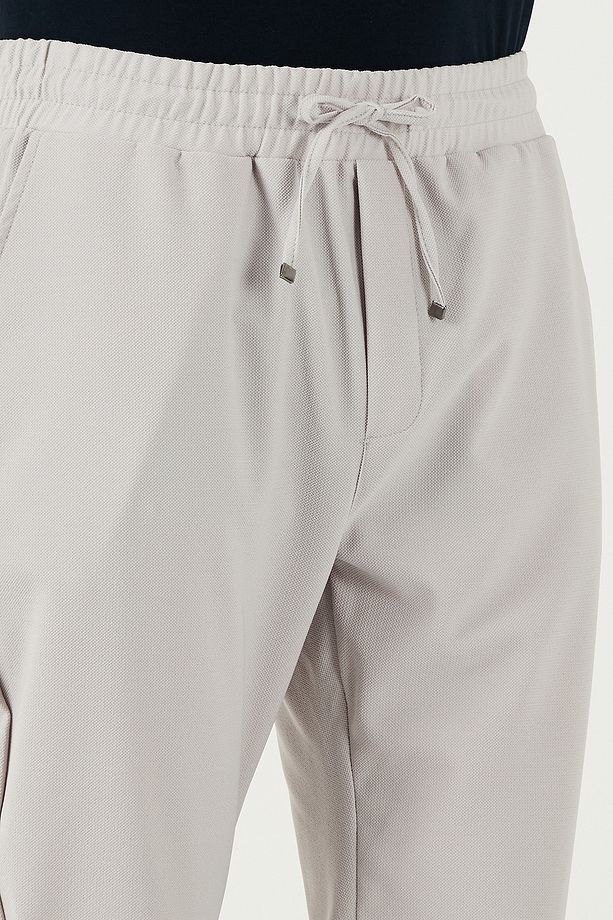 Streç Regular Fit Normal Bel Düz Paça Jogger Pantolon Erkek Pantolon Cf25617953 - 5