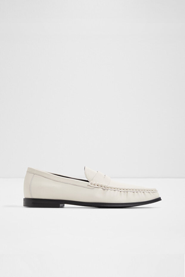Speakeasy - Erkek Hakiki Deri Ekru Loafer & Mokasen - 1