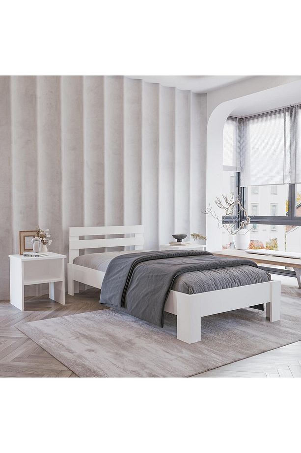 Letto Mdf Karyola Tek Ve Çift Kişilik Uyumlu | Kolay Kurulum - 4