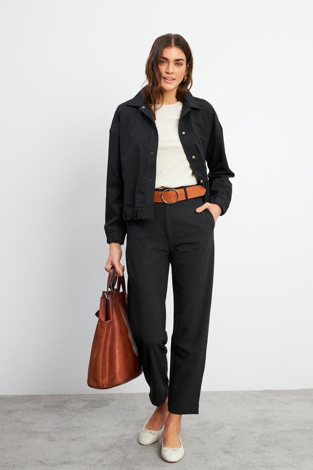 Kadın Marlin Antrasit Ceket - 6