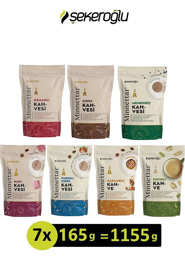 ŞEKEROĞLU 7'li paket kahve - 1