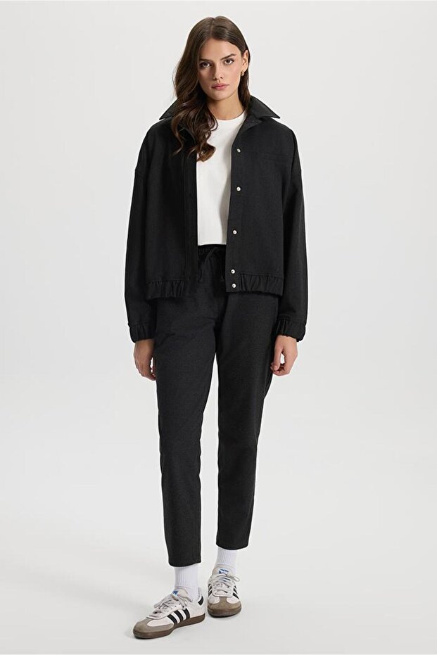 Kadın Marlin Antrasit Ceket - 4