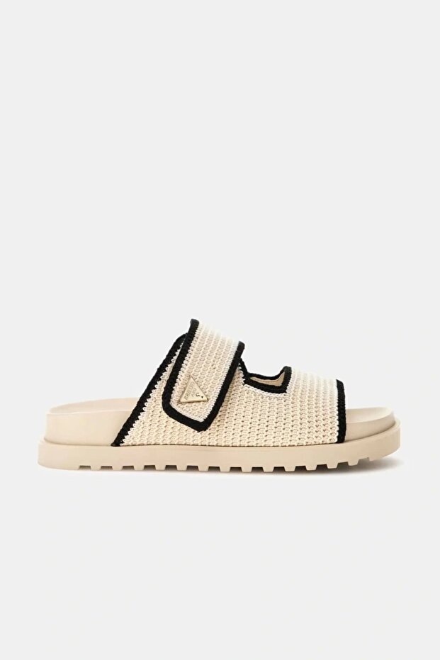 FADENNA Kadın Krem Terlik FLJFDNFAB19-CREAM - 1