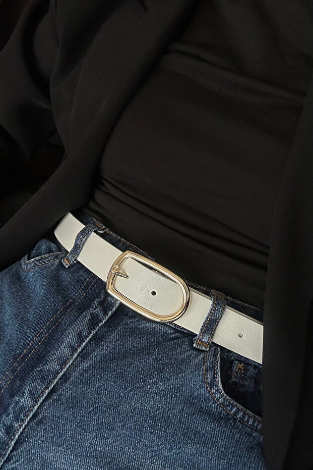 Gino Gold Buckle Women's Belt