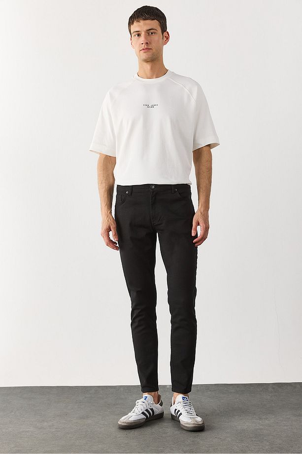 Teos Black Skinny Jean Pantolon - BLACK - 6