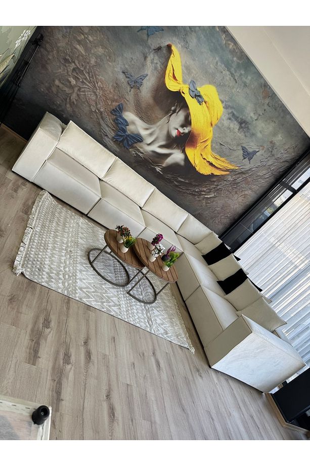 ANGELO 6 MODÜL XL 6 MODÜL TAM KÖŞE KOLTUK TAKIMI - 1
