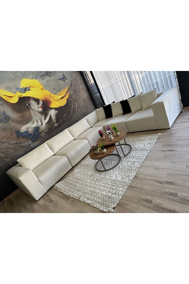 ANGELO 6 MODÜL XL 6 MODÜL TAM KÖŞE KOLTUK TAKIMI - 4