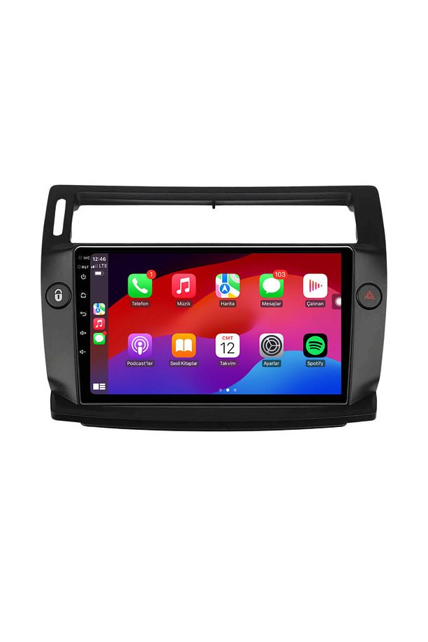 Citroën C4 Araç Multimedya Android Ekran Carplay Double Teyp Navigasyon 2+32 9" 05-11 Black BLUEWAY - 2