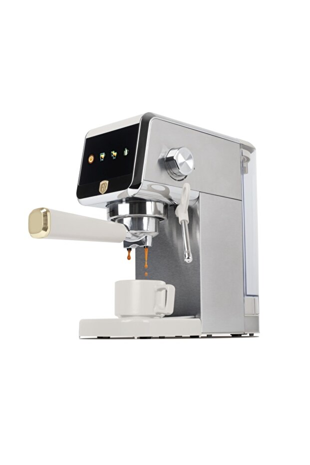 Automatic Digital Espresso Machine Coffe Maker 2 In 1 With Lever Sahara Collection - 4