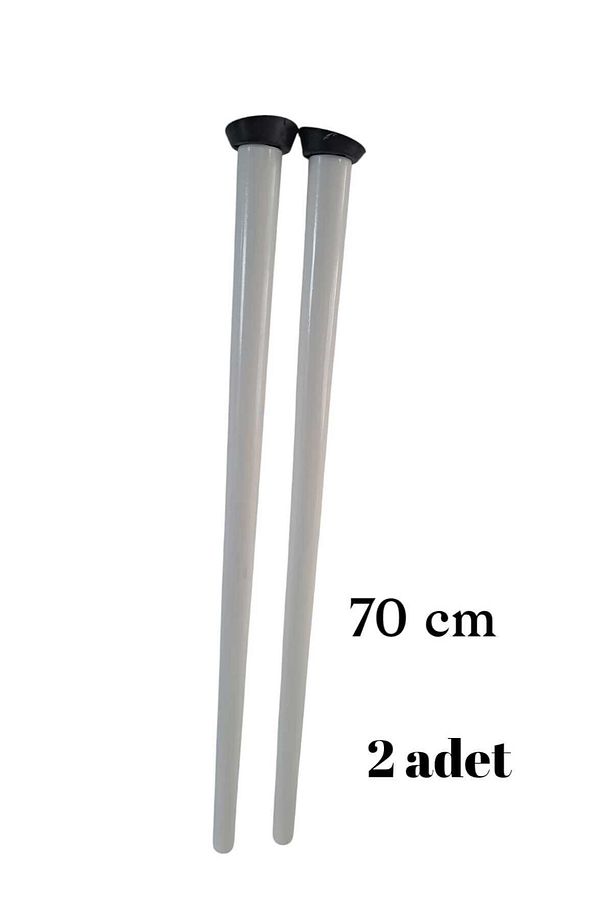 70 Cm 2 Adet Beyaz Masa Ayak Konik(APARAT DAHİLDİR) - 2