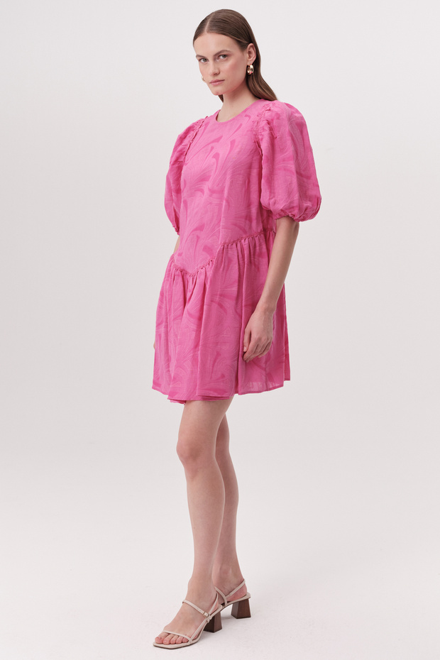 Rochie mini decoltată la spate - 3