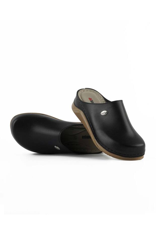 Women's Sabo - Black - Comfort Supported Structure Stylish Design Soft Sole Suitable for Daily Use
