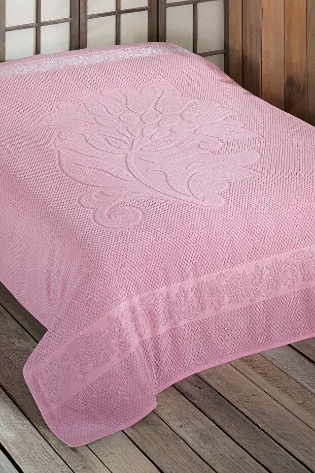 Double 200X220 cm Summer Towel Pique 100% Cotton | Comfortable, Stylish and Breathable Bedspread
