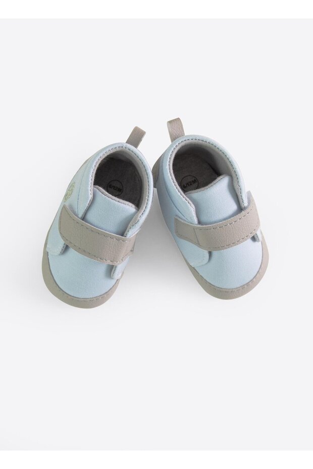 Basic Booties - Single Velcro Blue