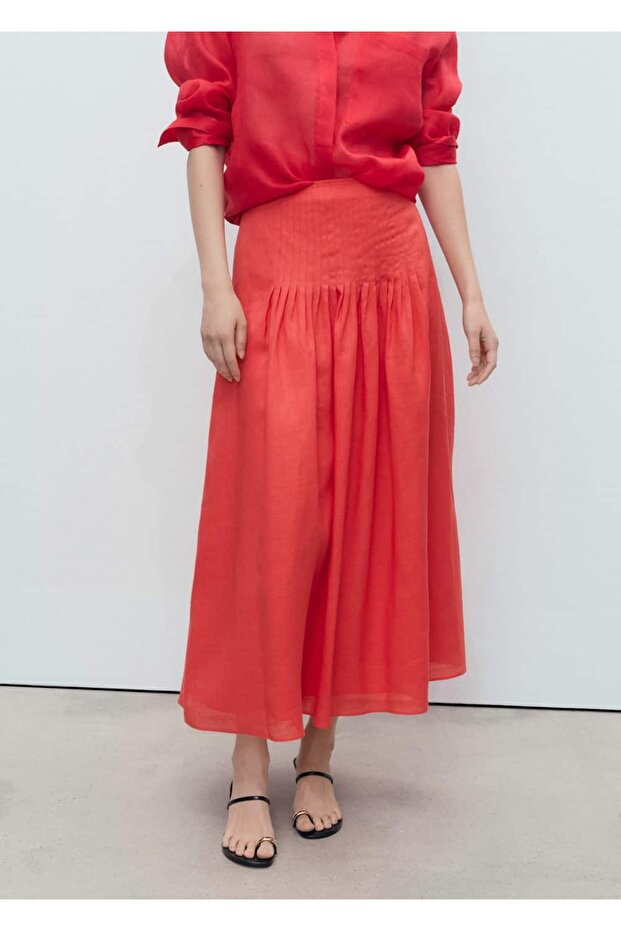 Pileli rami etek - 1