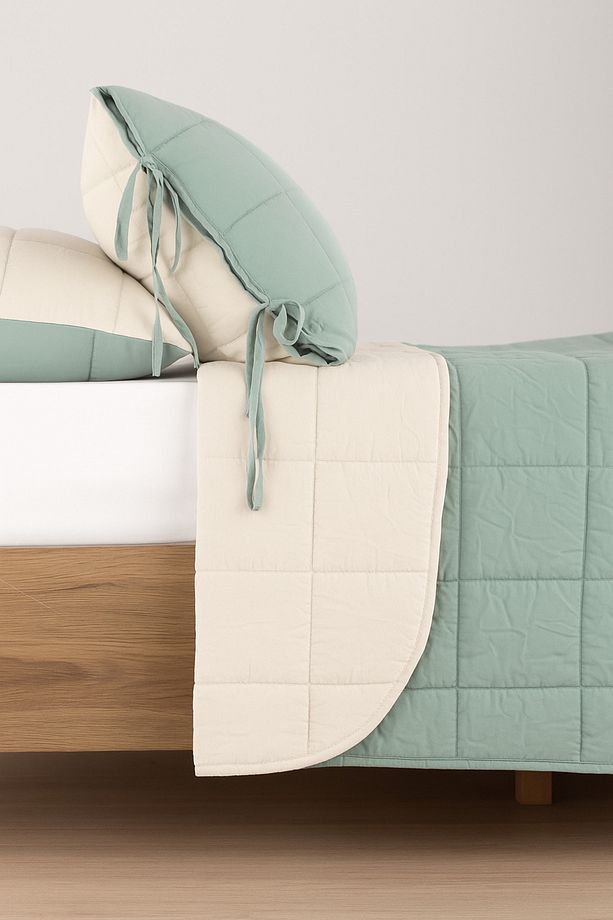 Çift Kişilik Yatak Örtüsü Takımı Comfort Yeni Nesil Ada Çayı - 4