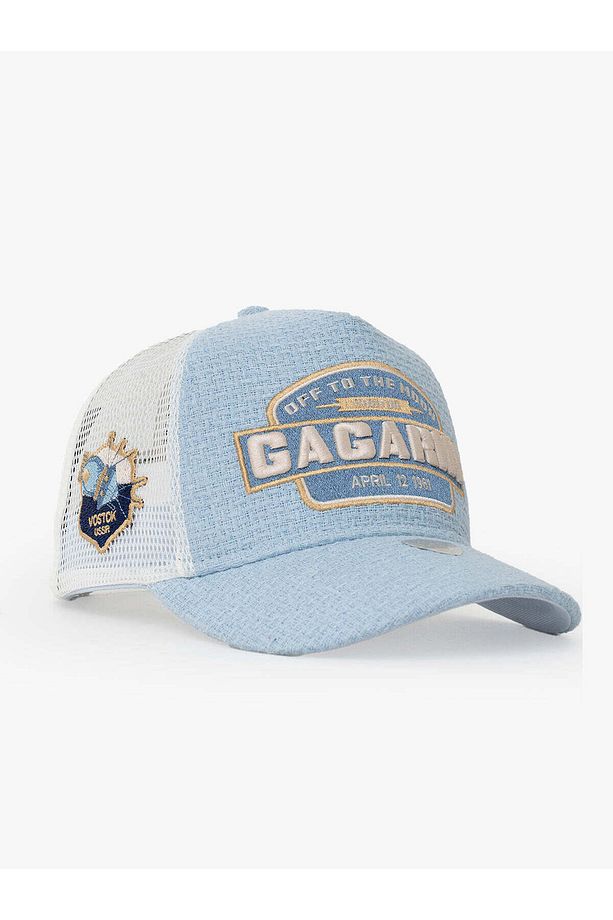 Kadın Erkek Mavi Trucker Şapka Space Collection Gagarin - 5