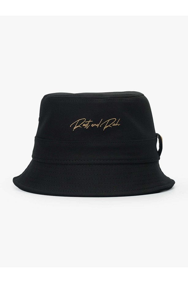 Kadın Erkek Siyah Bucket Şapka Timeless Collection Basic - 1