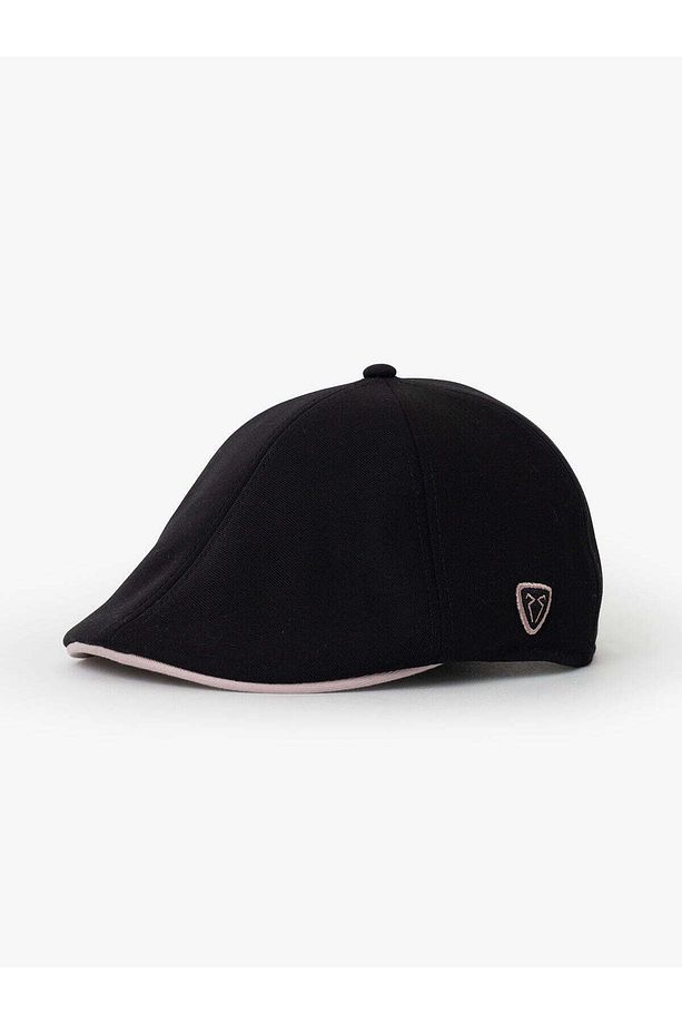 Kadın Erkek Siyah Casket Şapka Timeless Collection Basic - 1
