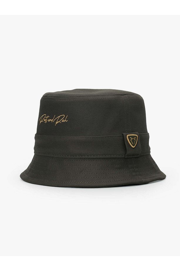 Kadın Erkek Haki Bucket Şapka Timeless Collection Basic - 2