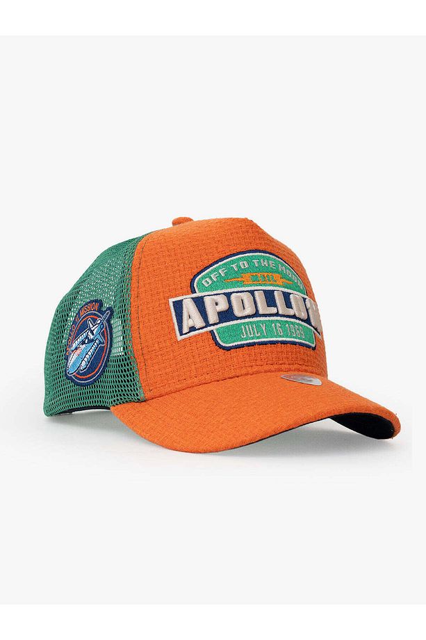 Kadın Erkek Turuncu Trucker Şapka-space Collection-apollo - 5