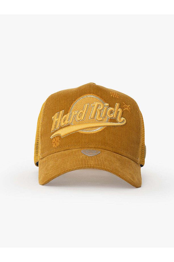 Kadın Erkek Sarı Trucker Şapka Hard Collection Hard Rich - 4