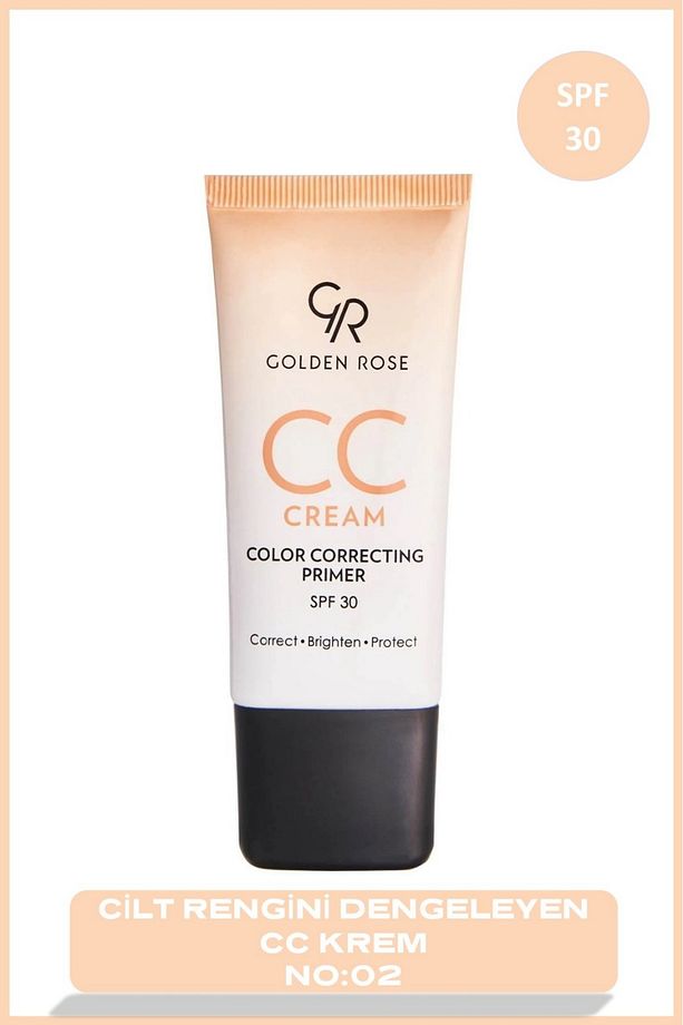 Cc Cream Primer 02 Orange Hyaluronik Asitli Cilt Dengeleyici CC Krem 30 ml - 1