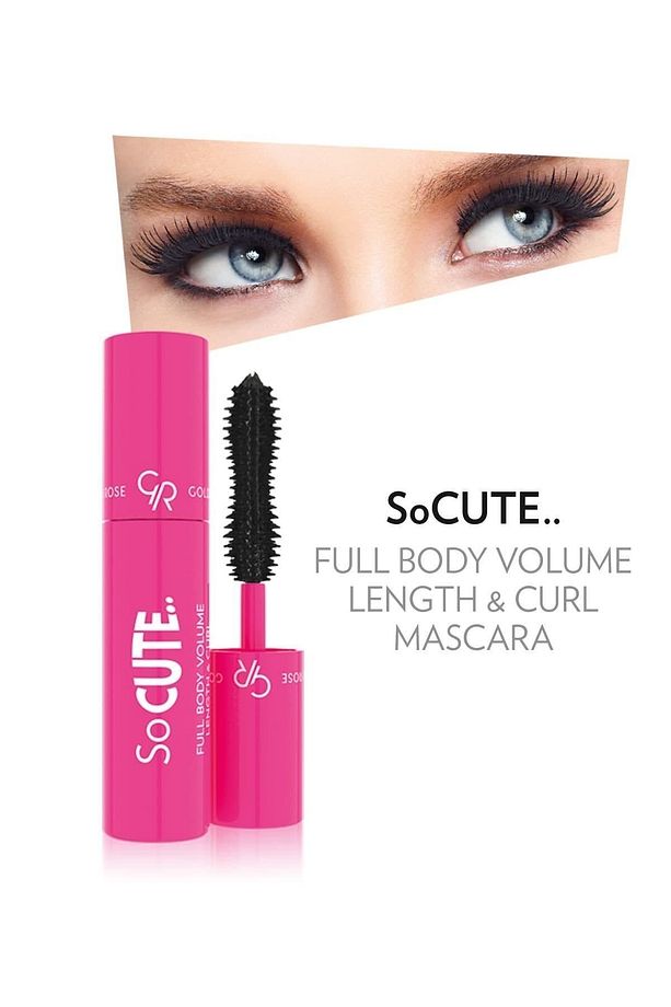 So Cute Full Body Volume Length&Curl Mascara Black Mini Maskara 2,5 ml - 3