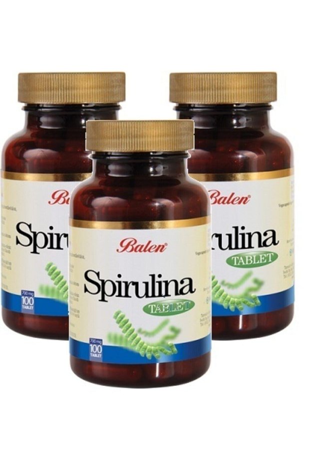 3 Pieces of Spirulina Tablet 100 Pieces 700 Mg Moss Pills