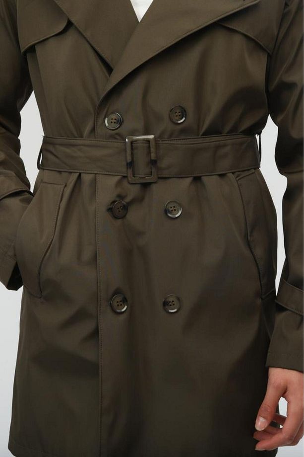 Regular Fit Erkek Trençkot - 7