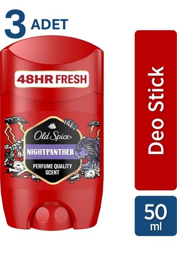 Night Panter Deodorant Stick 50 Ml - 3 Adet - 1