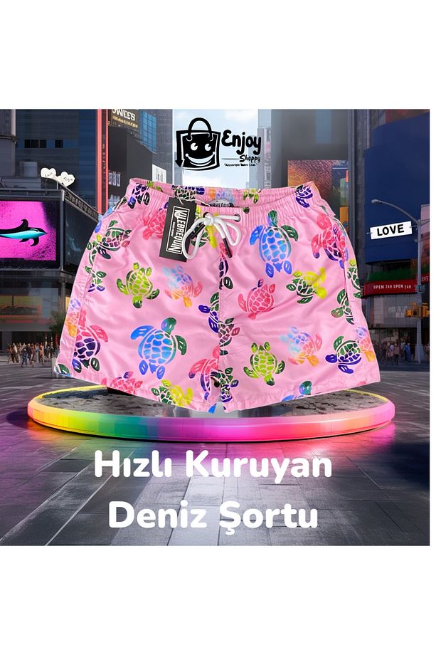 New Model Çift Deniz Şortu Aşkınızı Stilinize Yansıtın! - 2
