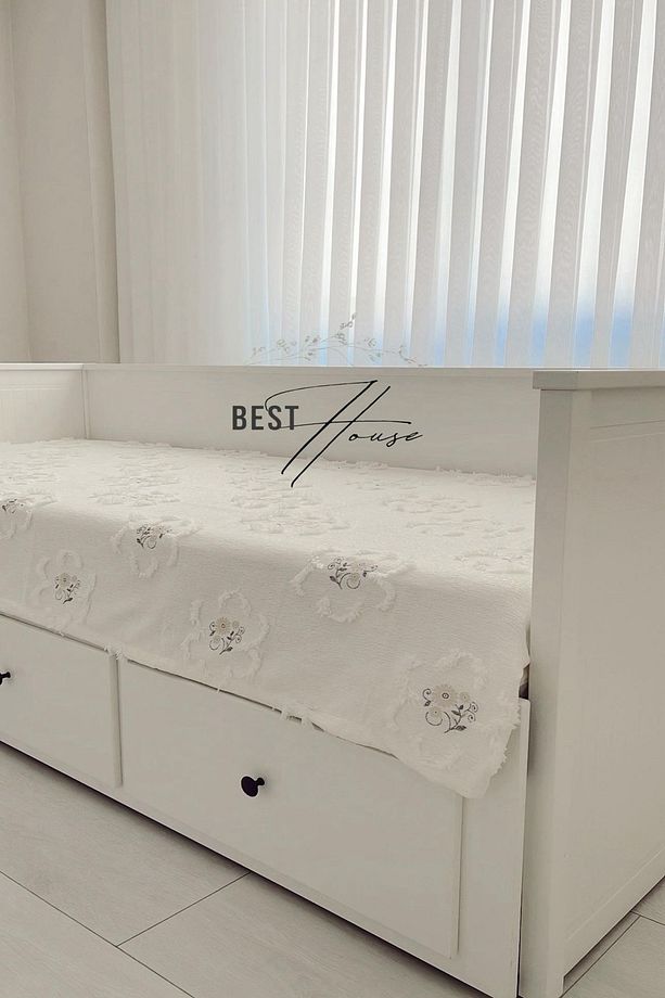 NAKIŞLI DİVAN ÖRTÜSÜ KOLTUK ÖRTÜSÜ PİKE YATAK ÖRTÜSÜ - 6