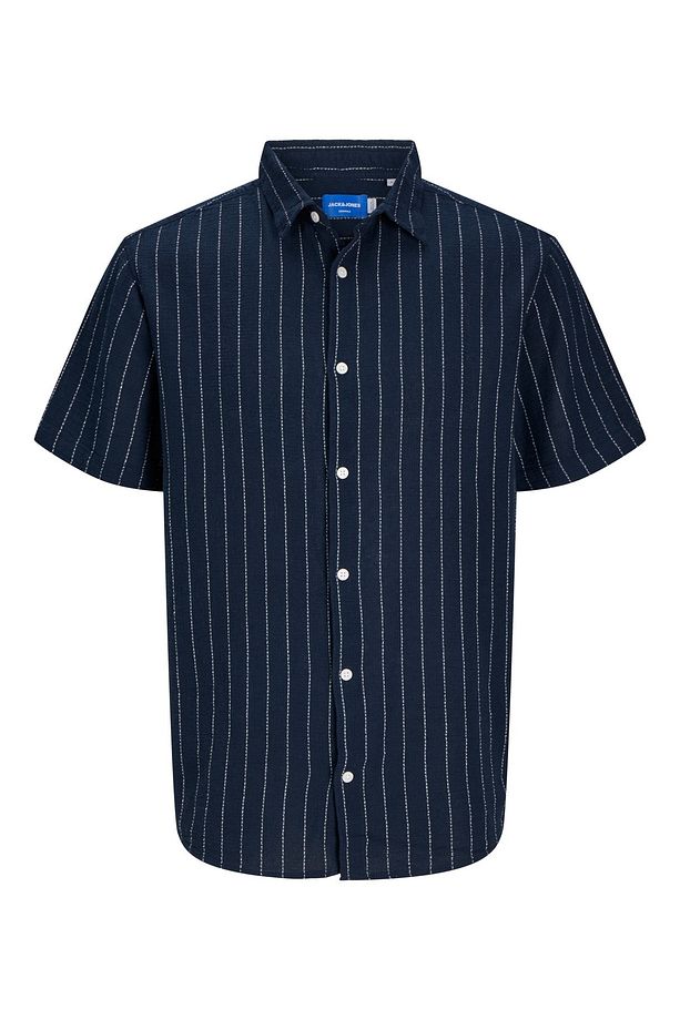 J&J JORJOSHUA Erkek Sky Navy Kısa Kollu Gömlek 12262660 - 4
