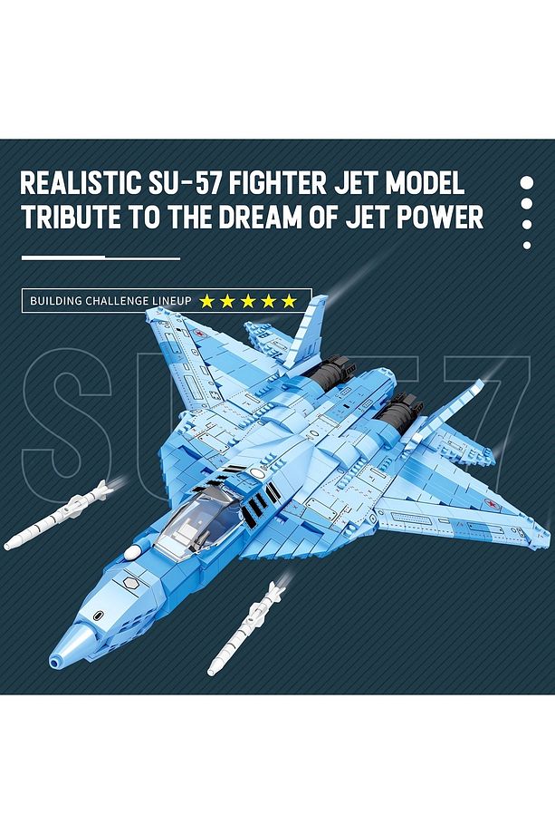 Su-57 Savaş Uçağı, Teknik Blok Yapı Kiti (1456 PARÇA) - 5