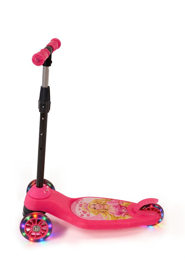 Frenli Denge Led Işıklı 3 Üç Tekerlekli Yükseklik Ayarlı Runner Twist Çocuk Scooter - 1