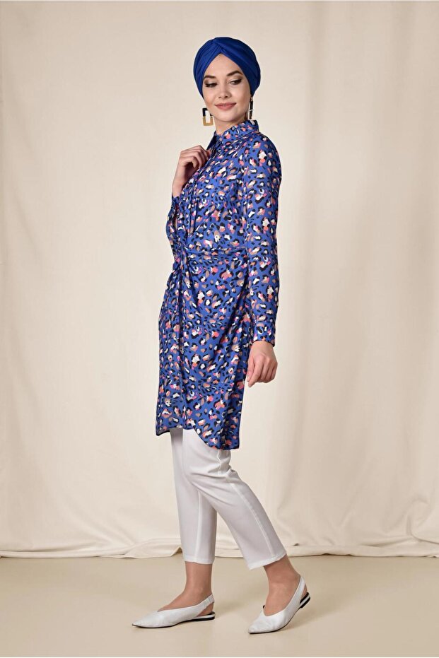 تونيك منقوش ملون 4115 - 2