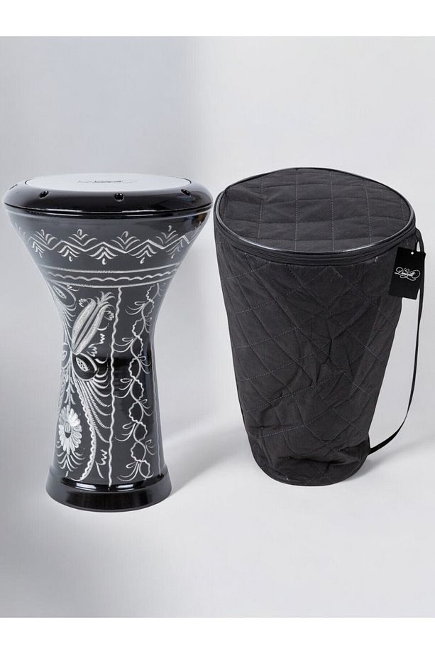 Profesyonel Darbuka Mısır Erzincan Işlemeli Motifli Kılıf Ve Alyan Hediyeli Özel Kutulu - 1