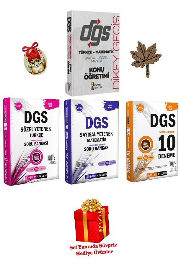 Dgs 2025 Pegem Isem Kazandıran Süper 4'lü Set (HEDİYELİ) Konu Soru Deneme - 1