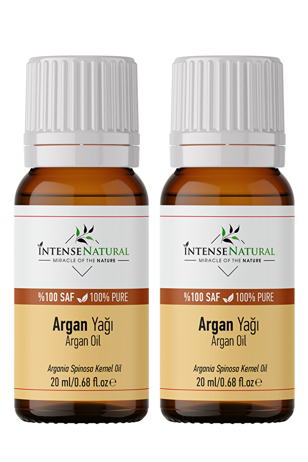 Argan Oil Cold Pressed 20 ml X 2 100% Pure and Natural Argania Spinosa Oil