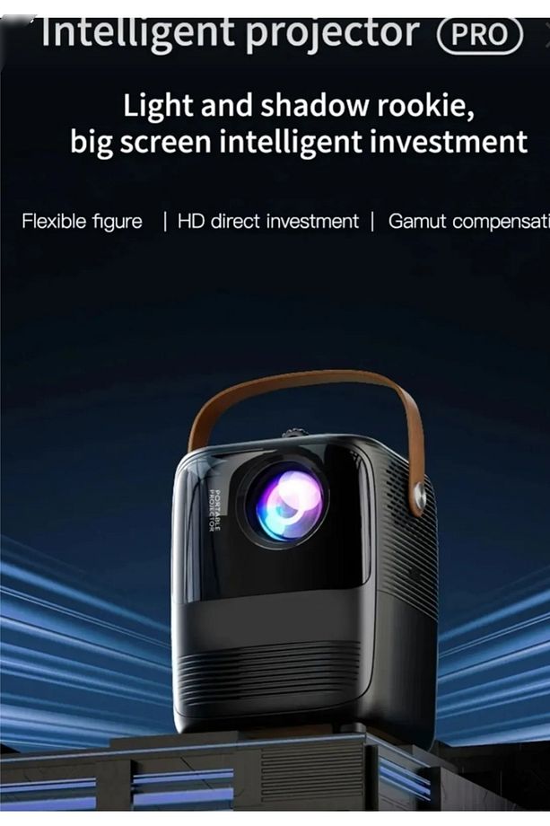 Xmi Projeksiyon 2500 Lümen 4 Bin Saat 5g Ev Sineması Bluetooth Wifi Akıllı Dev Ekran Boyutu - 2