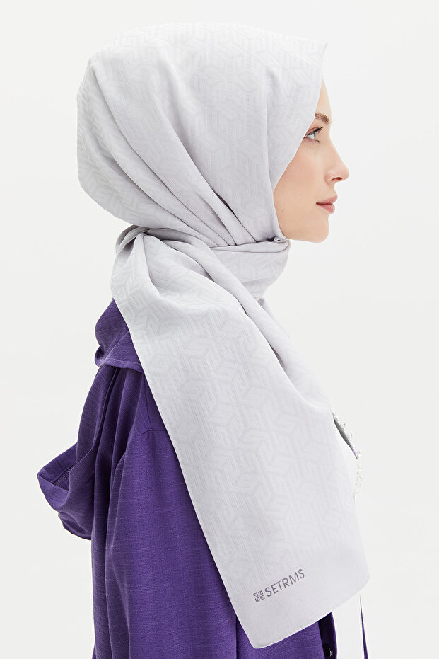 Labirent Desenli Şal - 2