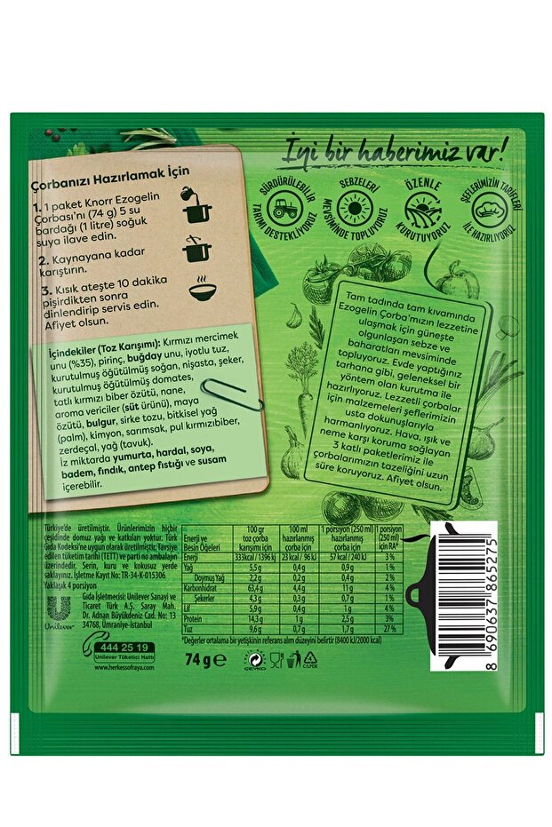 Ezogelin Çorbası 74 gr x 6 Adet - 4