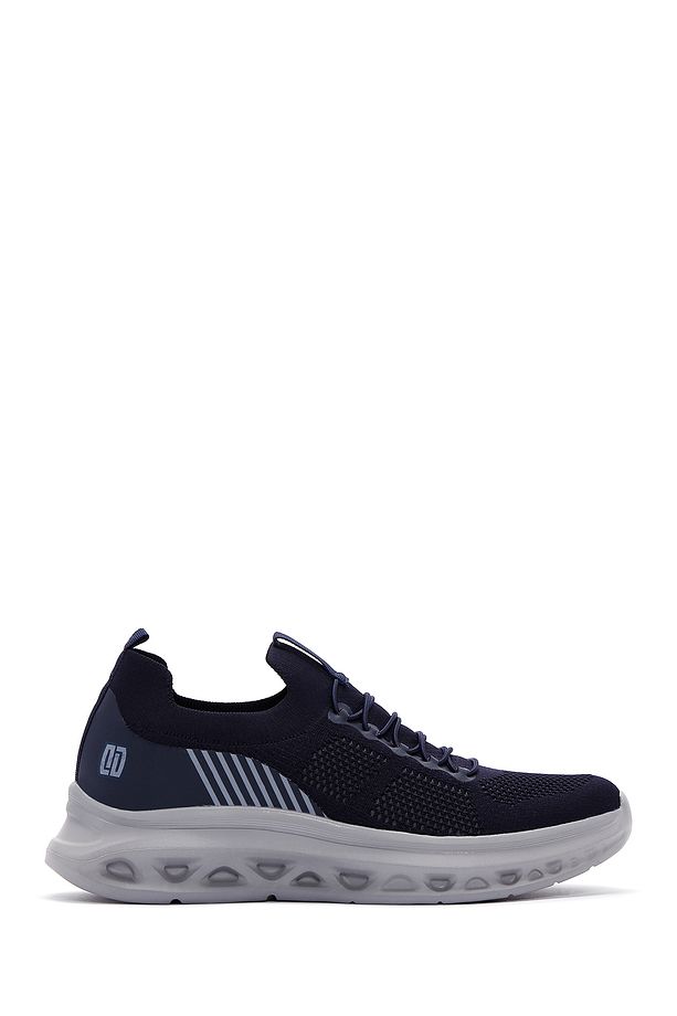 Zero Erkek Lacivert Bağcıklı Kalın Tabanlı Sneaker 25sfd69176f - 1