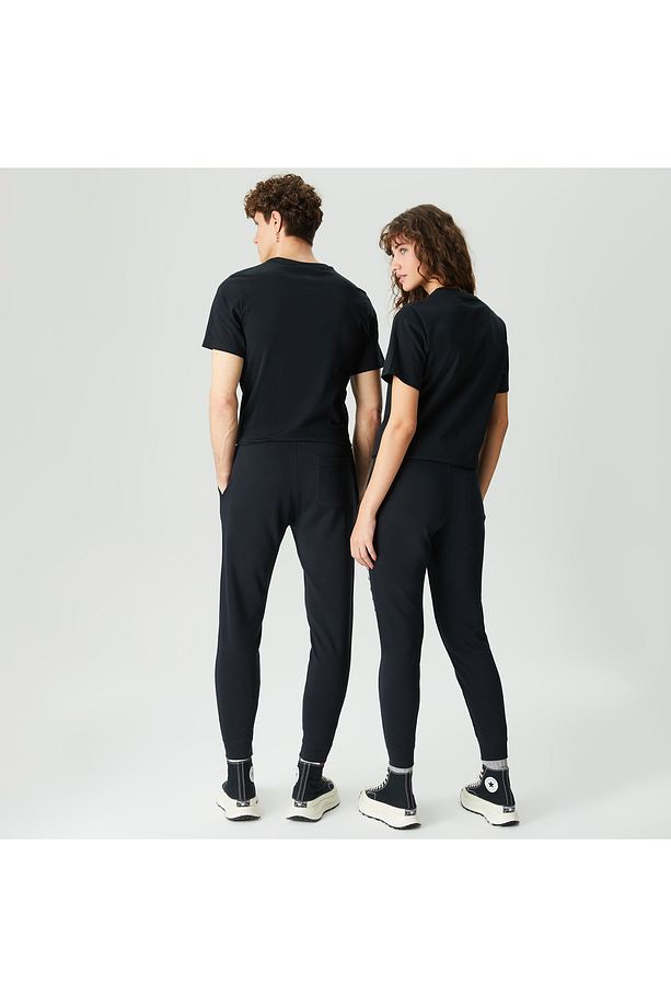 Standard Fit All Star Single Screen Print Unisex Siyah Pantolon - 2